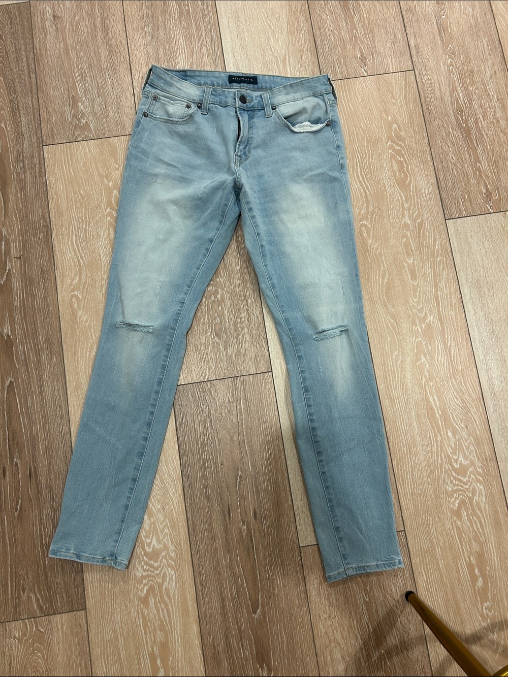 Aeropostale Light Wash Skinny Men's Jeans
